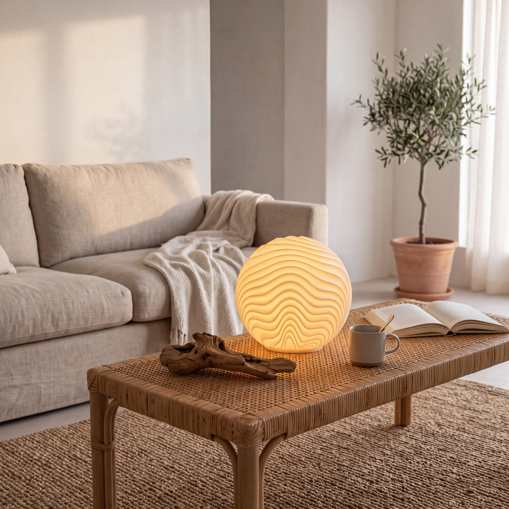 Sirocco : la grande lampe inspirée des dunes du désert