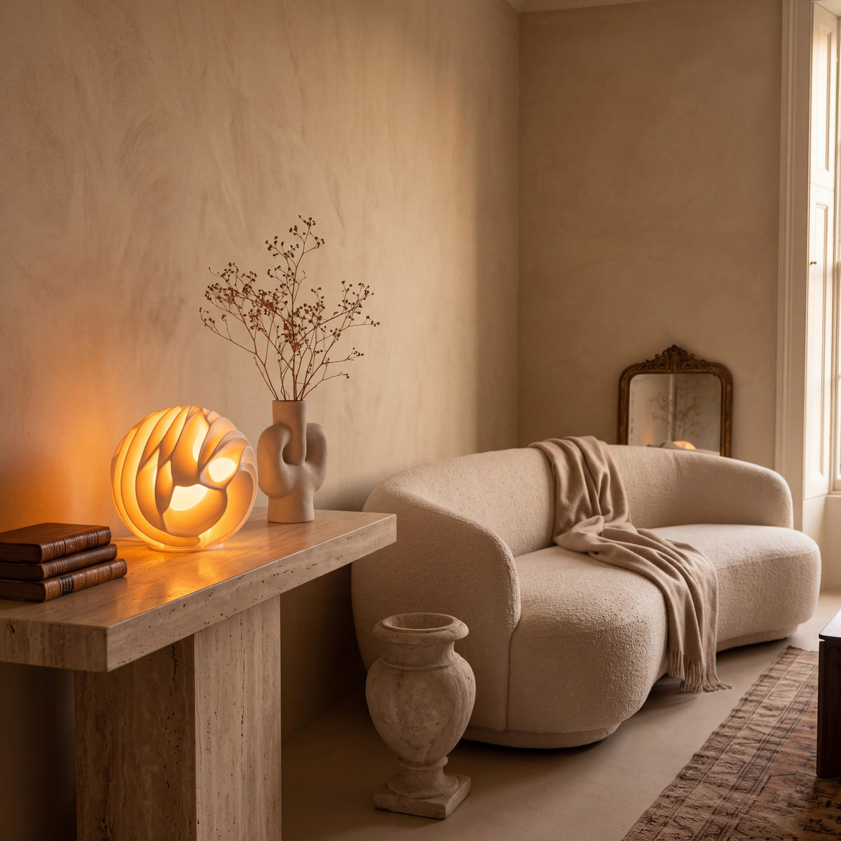 Ignis : la grande lampe inspirée d'une coulée de lave