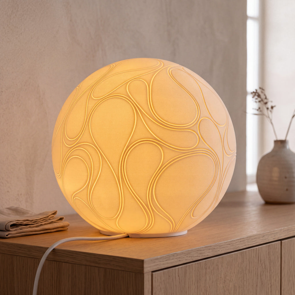 Anatolie : la grande lampe inspirée des méandres d'une rivière