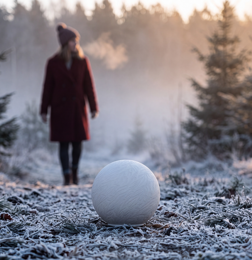 Frimas : la mini lampe inspirée des fougères givrées